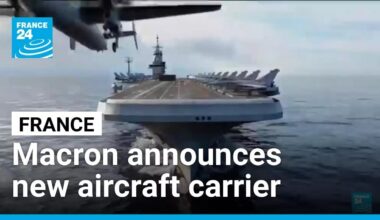 Emmanuel Macron announces France will build a new aircraft carrier • FRANCE 24 English