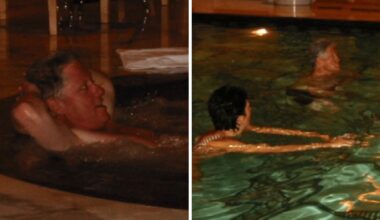 Photos released of Bill Clinton included one showing him in a pool with Ghislaine Maxwell. Pics: US Department of Justice