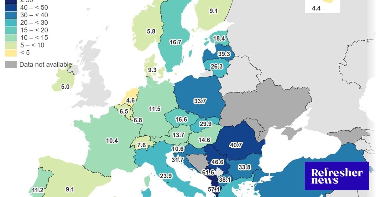 Málo priestoru na život: Slovensko patrí k najviac preplneným krajinám v Európe