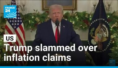 US Trump Christmas speech draws criticism over inflation claims • FRANCE 24 English