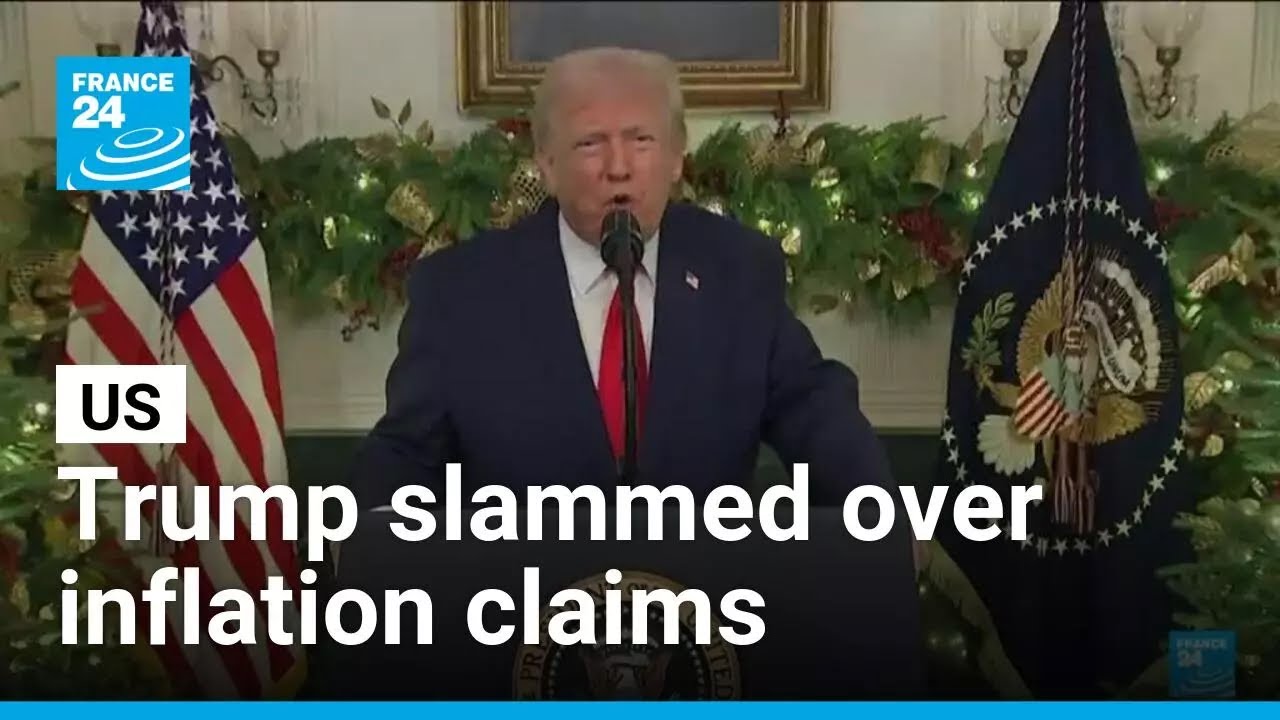 US Trump Christmas speech draws criticism over inflation claims • FRANCE 24 English