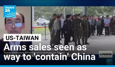 US arms package to Taiwan seen as a 'move to use Taiwan to contain China' • FRANCE 24 English