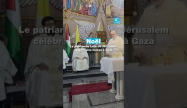 Noël : le patriarche latin de Jérusalem a célébré une messe à Gaza • FRANCE 24