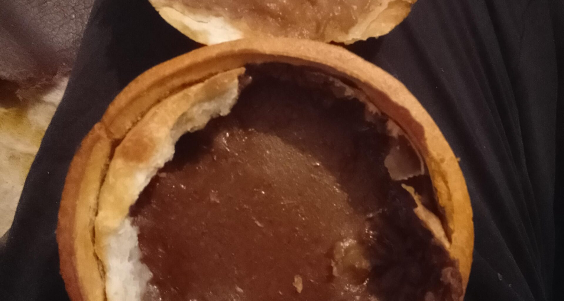 My steak and Haggis pie was not filled with Christmas spirit.