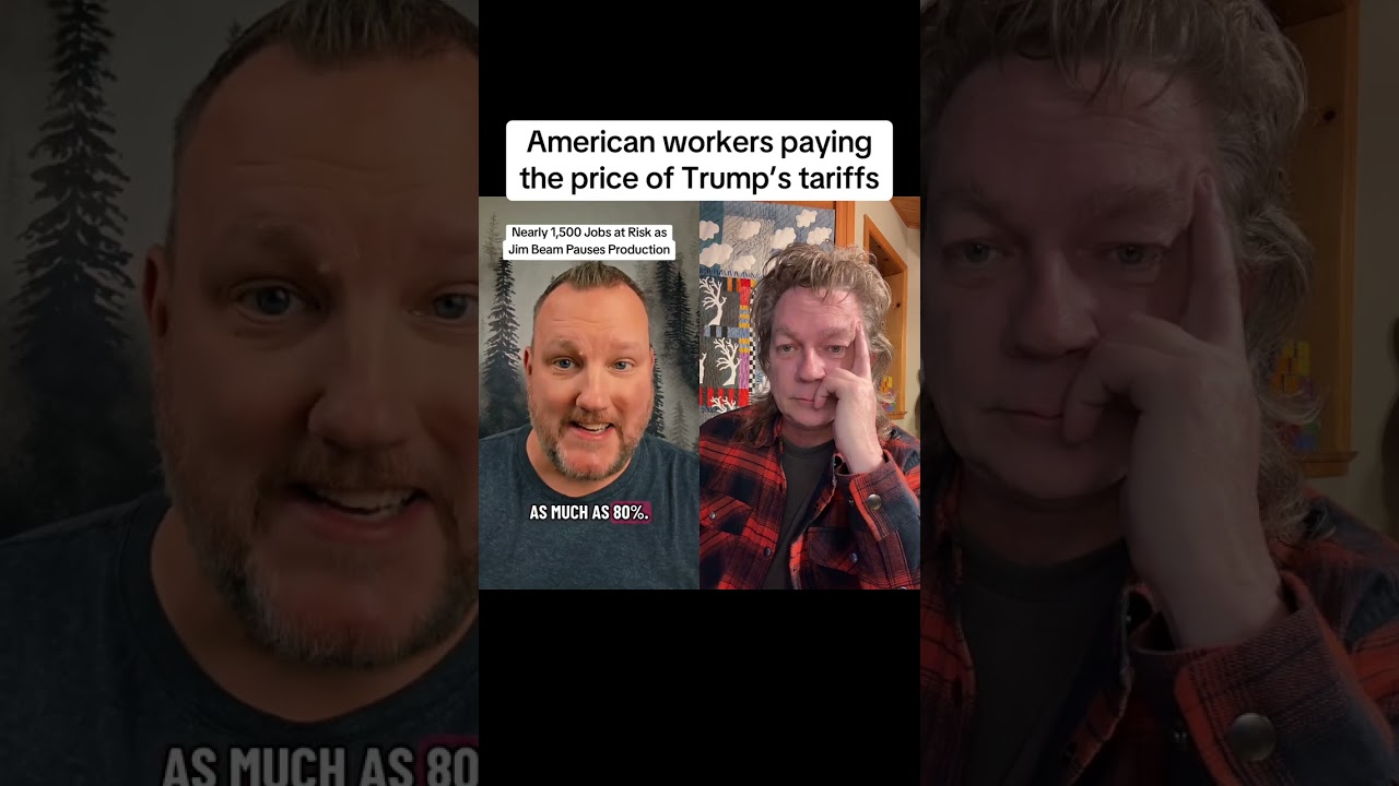 American workers paying price of Trump’s tariffs #duet #jimbeam #bourbon #kentucky #shutdown #FAFO