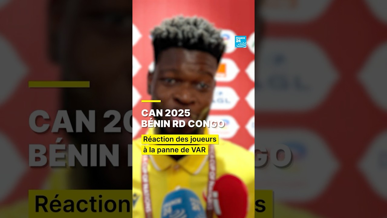 ⚽CAN 2025 : RD Congo-Bénin, les joueurs réagissent à la panne de VAR • FRANCE 24