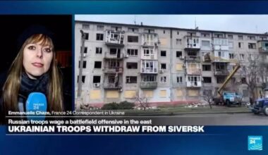 Ukrainian troops withdraw from Siversk • FRANCE 24 English