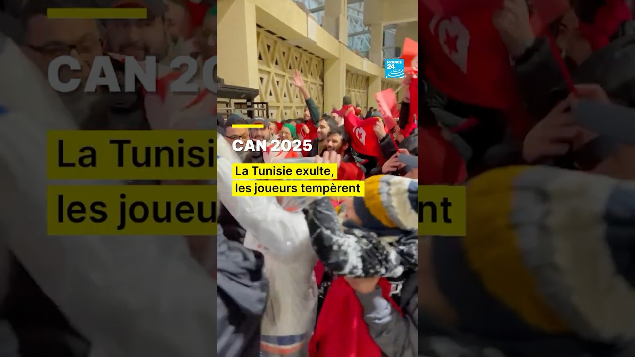 CAN 2025 : la Tunisie bat l’Ouganda, mais reste prudente • FRANCE 24