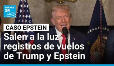 Caso Jeffrey Epstein: Trump habría volado ocho veces en el jet privado del difunto criminal sexual
