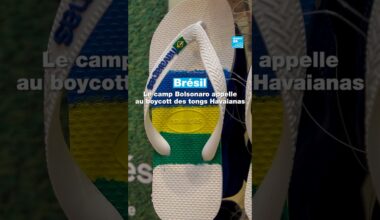 Brésil : le camp Bolsonaro appelle au boycott des tongs Havaianas • FRANCE 24
