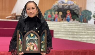 The artist who created Vatican's "pro-life" Nativity scene