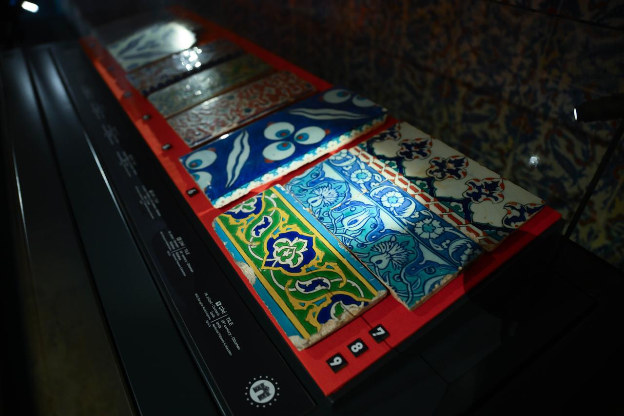 A view of the Mabeyn Route Tile Art Gallery at Topkapi Palacein Istanbul, Türkiye, Dec. 24, 2025. (AA Photo)