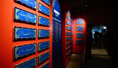 A view of the Mabeyn Route Tile Art Gallery at Topkapi Palace in Istanbul, Türkiye, Dec. 24, 2025. (AA Photo)
