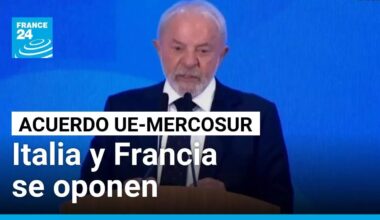 Italia y Francia se oponen al acuerdo entre la UE y Mercosur; Brasil intenta calmar reticencias