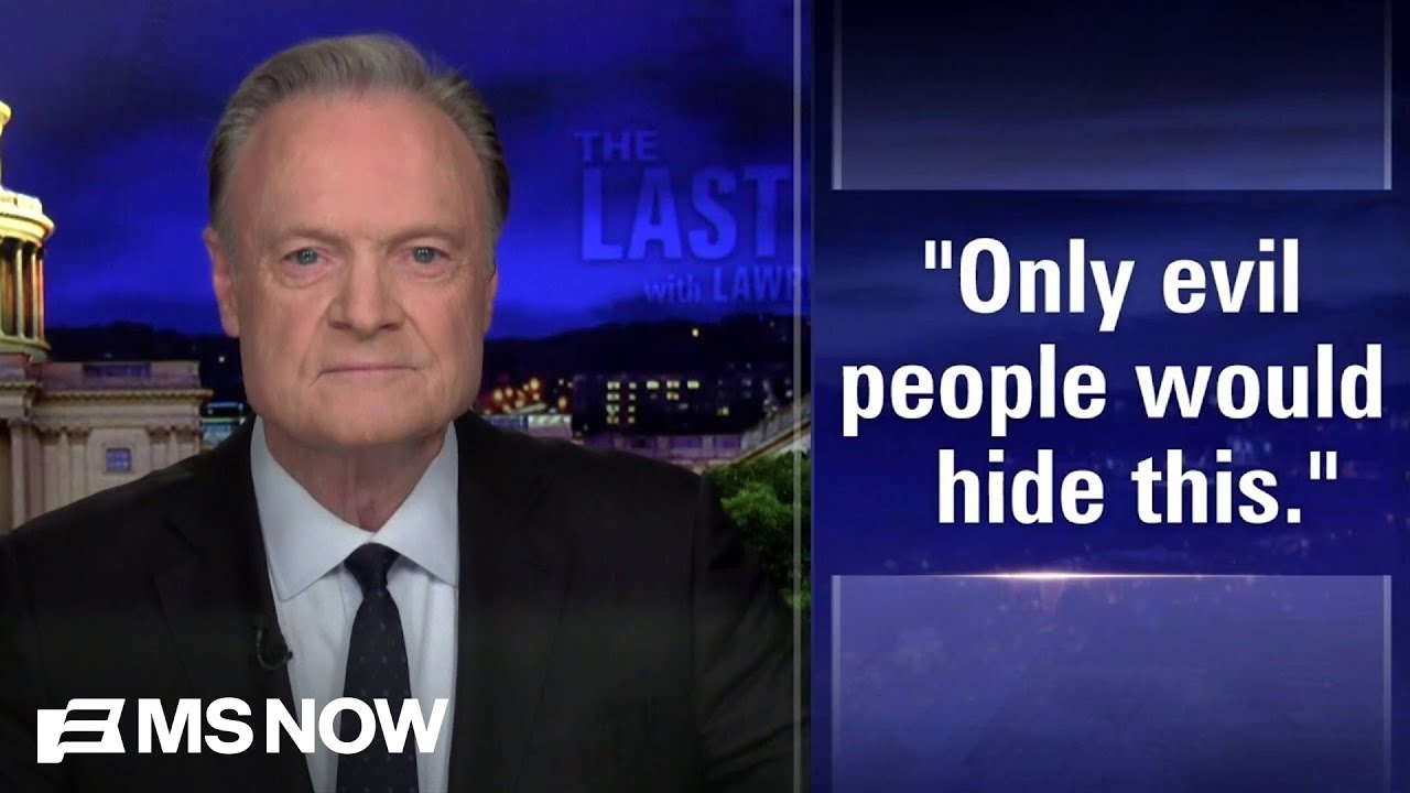 Lawrence: Trump was flying with Epstein around the time FBI got its first tip about Epstein
