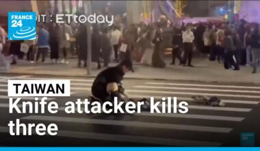 Knife attacker kills three after smoke bombing Taiwan metro • FRANCE 24 English
