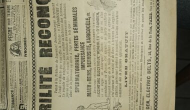 Petit morceau d'un journal de 1903 que je trouve cocasse.