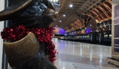 Paddington on a quiet Christmas Eve.
