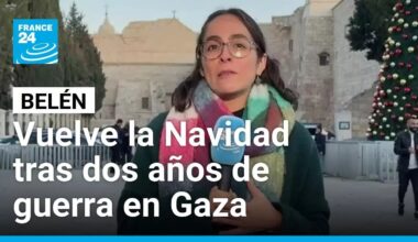 Belén retoma la "esperanza" de Navidad tras dos años de dolor por Gaza y cero turistas en sus calles