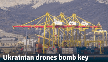 Ukrainian drones bomb key Russian port, gas plant, airfield in overnight Christmas attack
