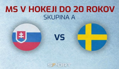 MS U20 v hokeji Slovensko - Švédsko