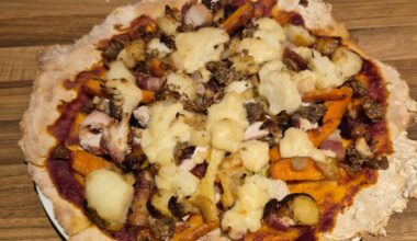 They said it shouldn't be done - but I did, the leftover Christmas Dinner Pizza