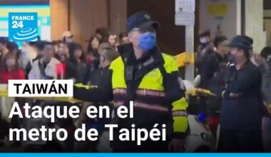 Ataque con arma blanca en el metro de Taipéi desencadena una alerta de seguridad en Taiwán
