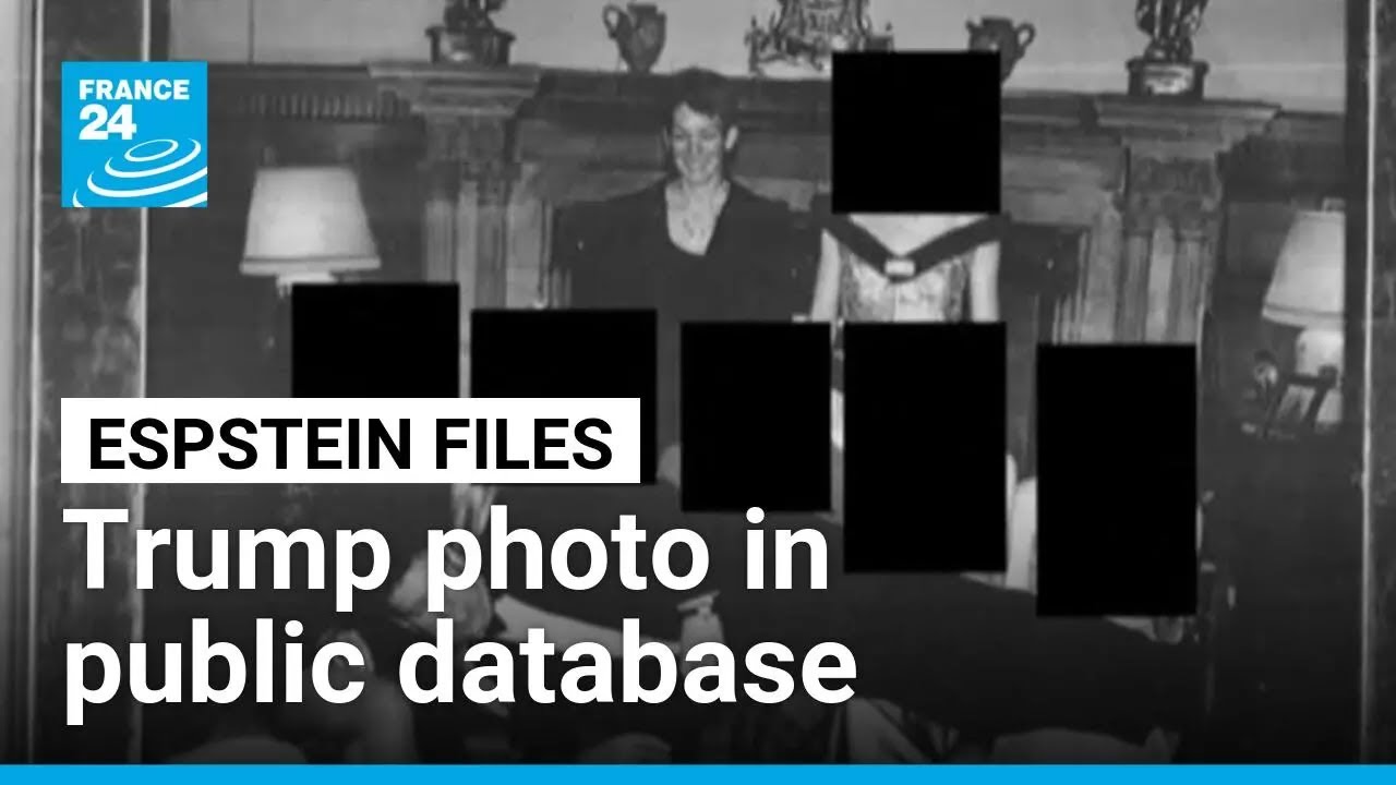 Justice Department restores Trump photo to public database of Epstein files • FRANCE 24 English