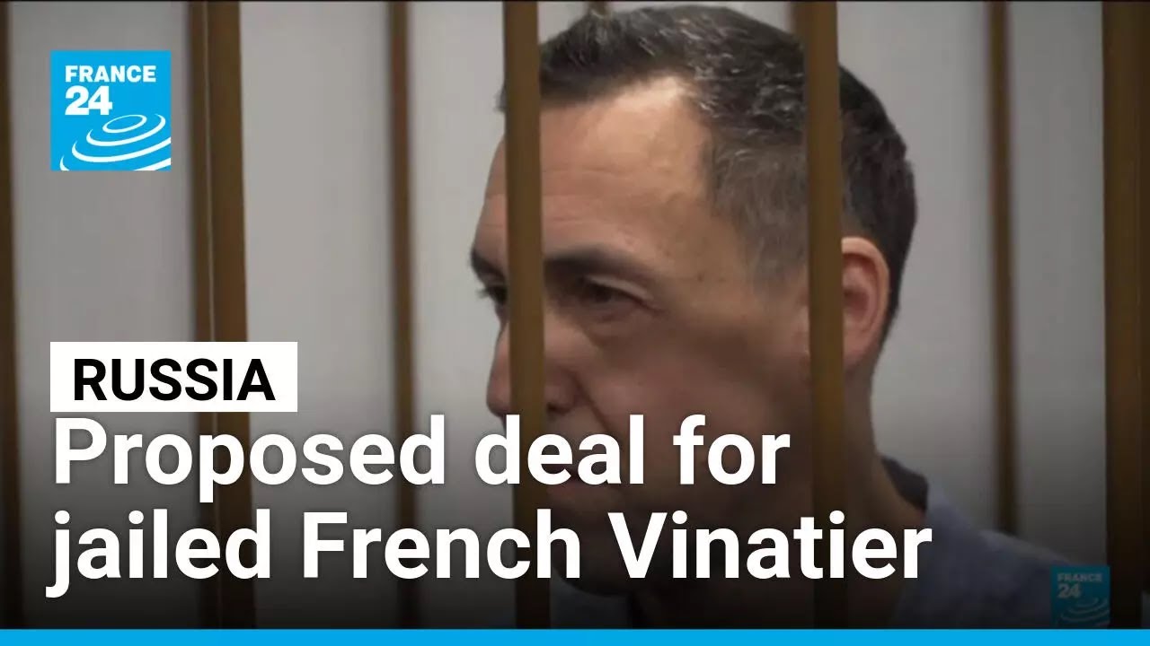 Russia has made a 'proposal' regarding jailed French researcher Laurent Vinatier • FRANCE 24