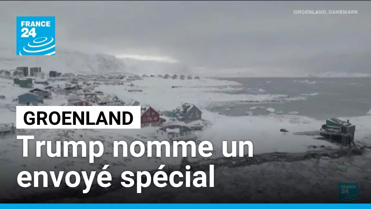 Trump nomme un envoyé spécial au Groenland, provoquant une vague d'indignation • FRANCE 24