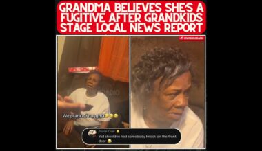 GRANDMA PANICS AFTER GRANDKIDS TRICK HER INTO THINKING SHE IS WANTED WITH STAGED NEWS!!