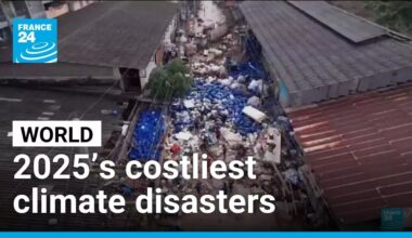 Top 10 natural disasters cost more than $120 billion in 2025, Christian Aid report says