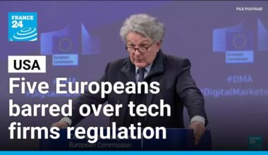 US bars former EU commissioner, activists over alleged censorship • FRANCE 24 English