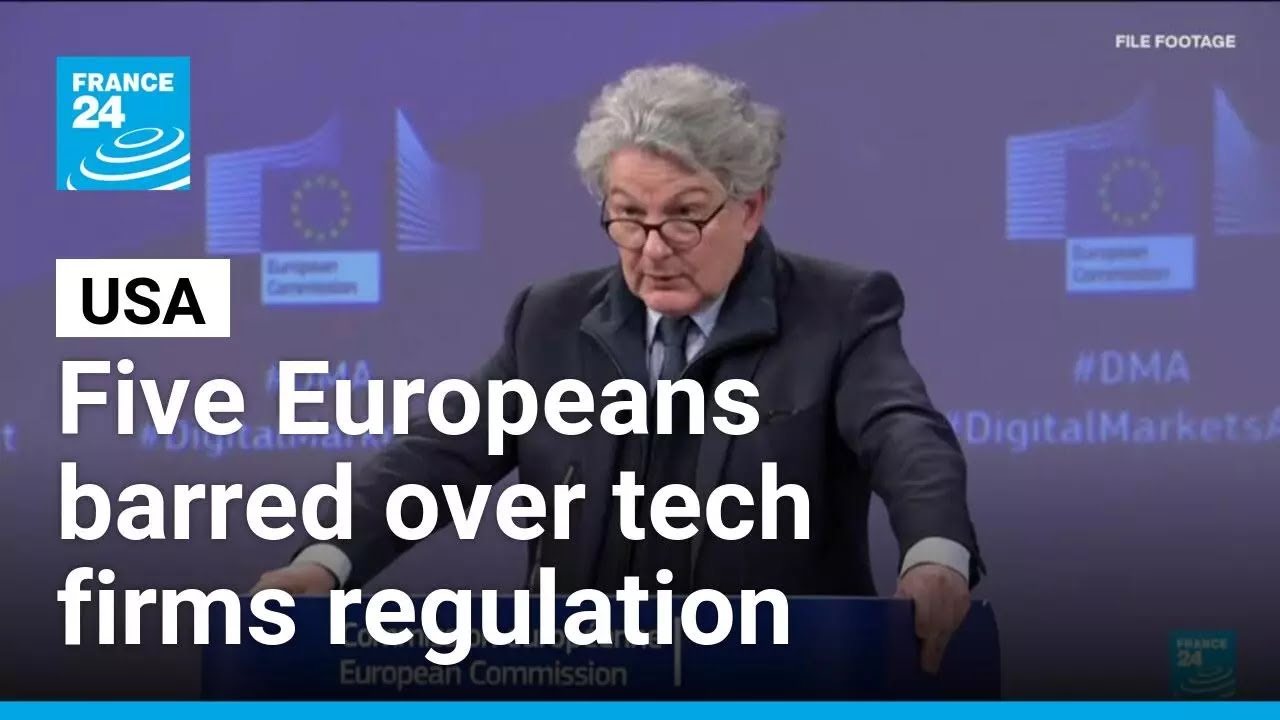 US bars former EU commissioner, activists over alleged censorship • FRANCE 24 English