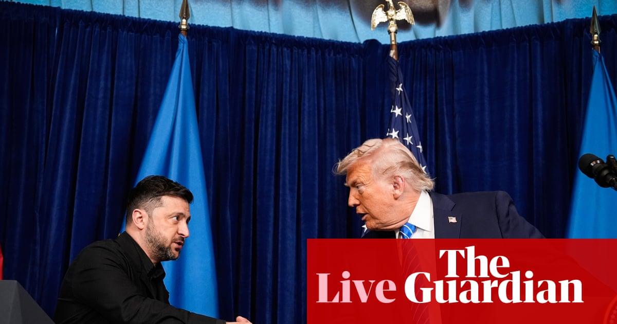 Ukraine war live: US has offered 15 years of security guarantees, says Zelenskyy | Ukraine