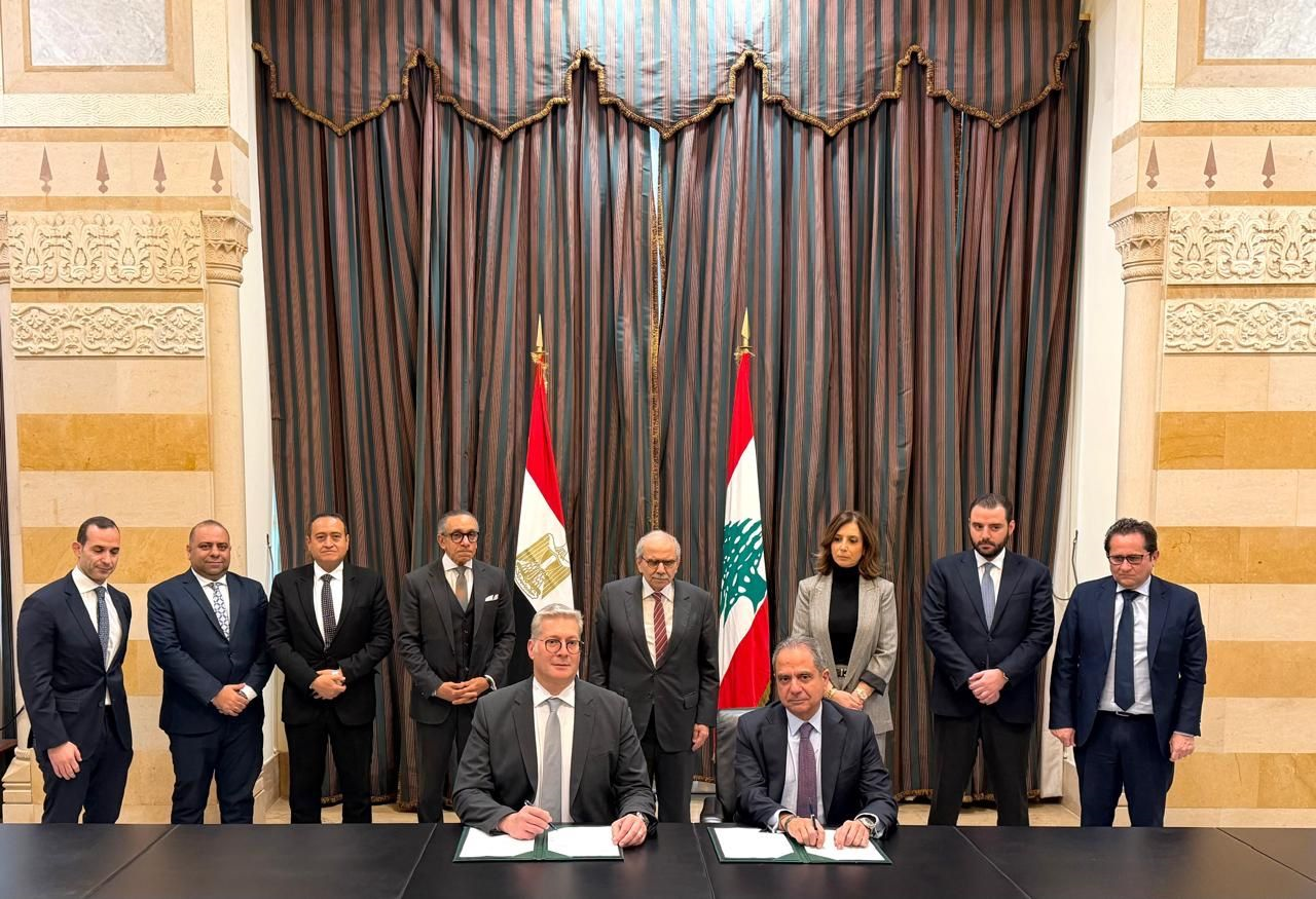 Egypt, Lebanon Sign MoU to Supply Gas to Deir Ammar Power Plant