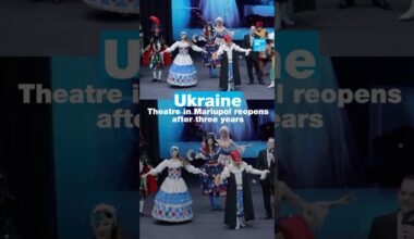 Ukraine: Theatre in Mariupol reopens after three years • FRANCE 24 English