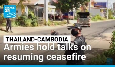 Thailand and Cambodia hold talks on resuming ceasefire • FRANCE 24 English
