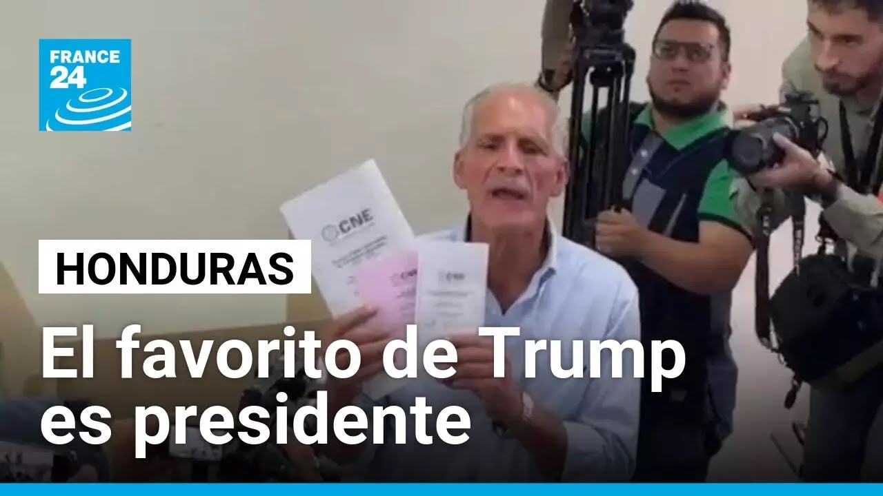Honduras tiene nuevo presidente electo: Asfura dice estar "preparado para gobernar" • FRANCE 24