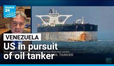 US pursues 'sanctioned dark fleet vessel' off the coast of Venezuela • FRANCE 24 English
