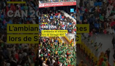 CAN 2025 : l’ambiance en tribunes lors de Sénégal – RD Congo • FRANCE 24