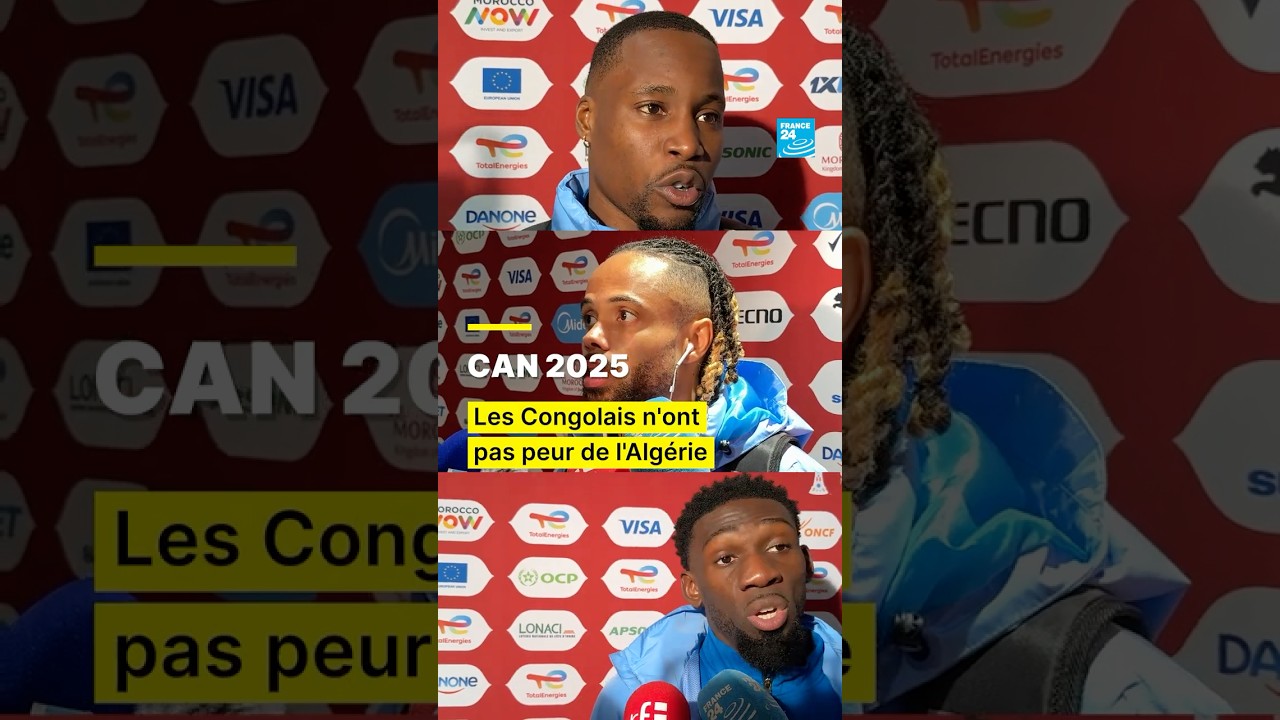 CAN 2025 : les Congolais n’ont pas peur de l’Algérie • FRANCE 24