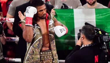 AFCON - Super Eagles players send 'strength' to boxer Anthony Joshua after fatal crash in Nigeria