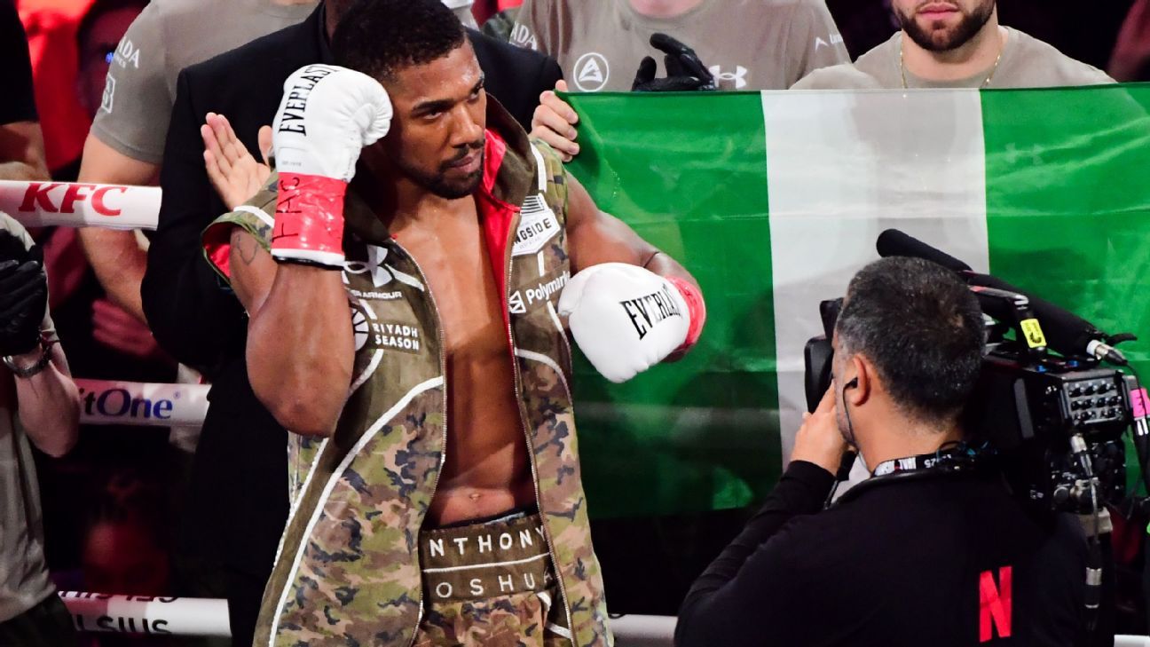 AFCON - Super Eagles players send 'strength' to boxer Anthony Joshua after fatal crash in Nigeria