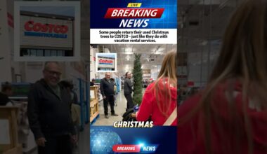 People Returning Used Christmas Trees to Costco Sparks Debate
