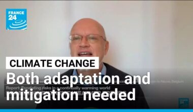 'A combination of adaptation, preparedness and mitigation' is needed to tackle climate change