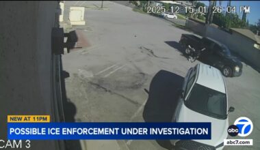 Truck hits man during immigration enforcement operation in Rialto, video shows