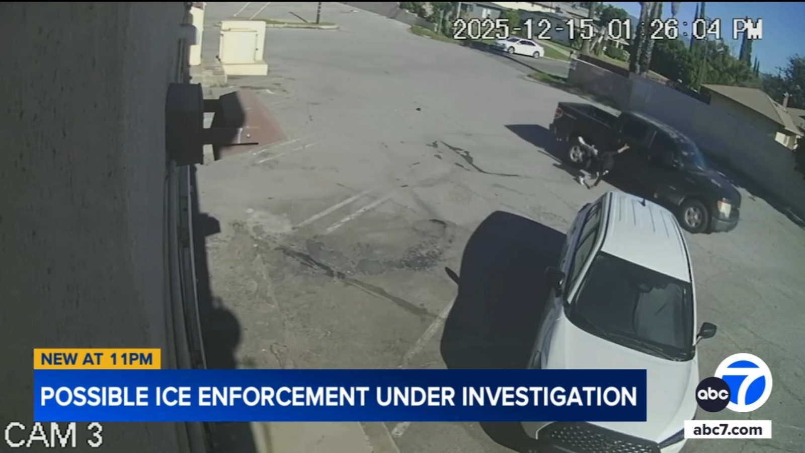 Truck hits man during immigration enforcement operation in Rialto, video shows