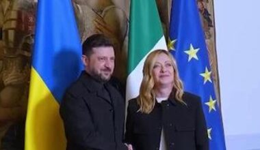 Zelensky dopo l'incontro con Meloni: "Colloquio eccellente, grazie Italia"
