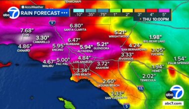 Southern California weather: Atmospheric river to bring storm, 'high risk' of flash flooding for some areas
